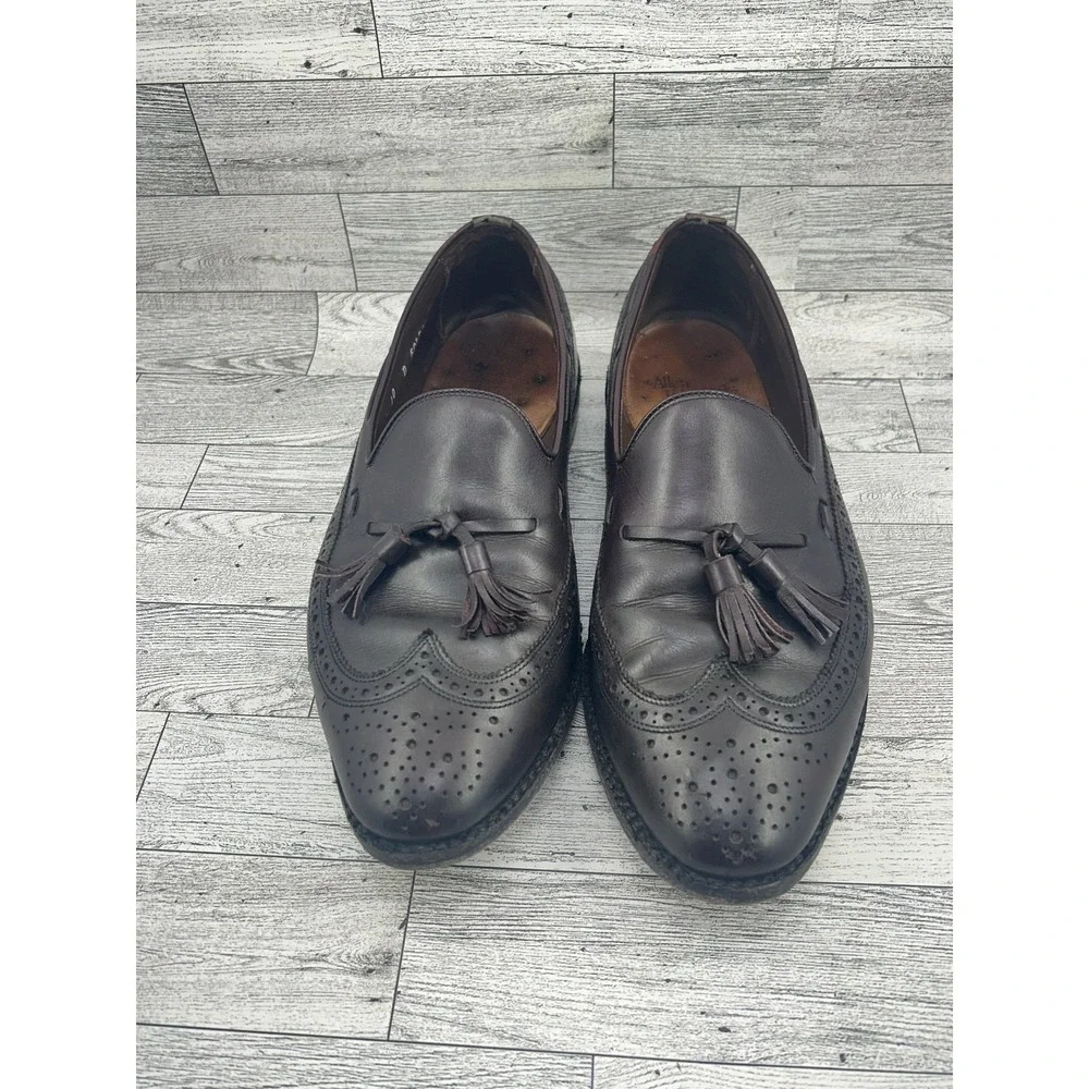 Allen Edmonds Manchester Shoes Mens Size 10‎ D Tassel Loafer Dress Leather USA